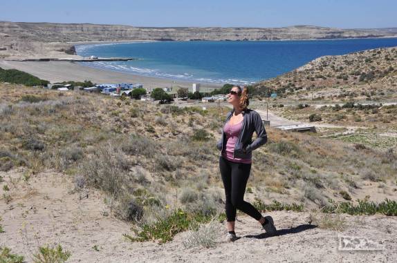 A pequena e simpática Puerto Piramides, na Península Valdés, na Argentina